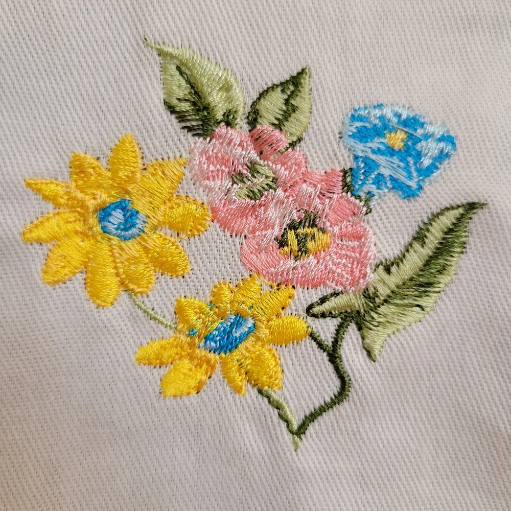 Home Sweet Home  Embroidered Tea Towel ~ Pioneer Woman ~ GUC ~ FINAL PRICE! - Picture 7 of 13